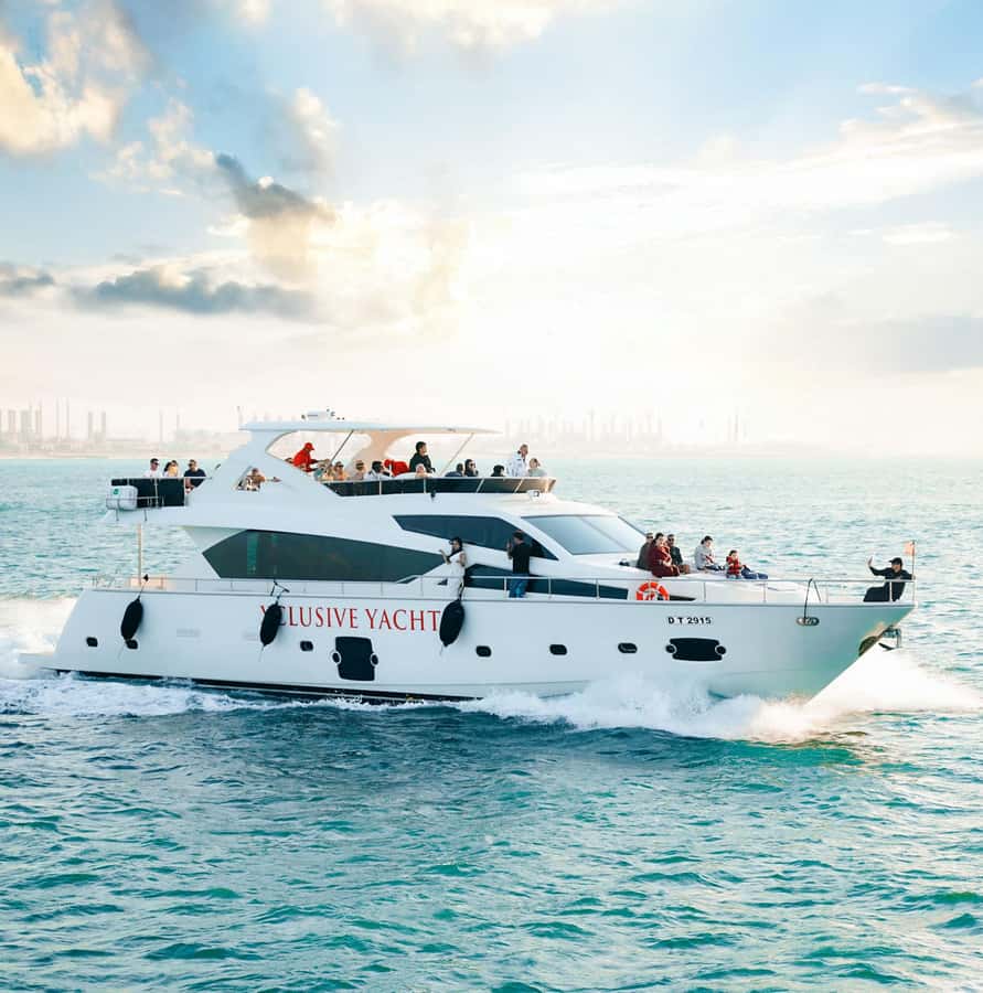 Dubai Harbor: Luxury Yacht Tour with BBQ Options - Upper deck views vs air-conditioned comfort (where you should sit)