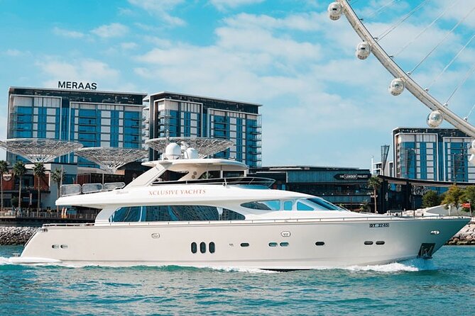 Dubai Harbour Luxury Yacht Tour with BBQ & Drinks - The Dubai Marina to Bluewaters Stretch: Modern Dubai From a New Angle