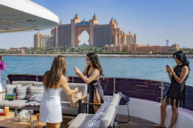 Dubai Harbour Super Yacht Experience with gourmet & Drinks - Swimming on a Yacht: Fun, But Plan for Heat and Movement