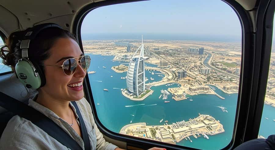 Dubai: Helicopter Ride, Old Town Walking Tour, Abra & Snacks - Al Khayma Heritage House: Arabic coffee and dates, in the middle of the day