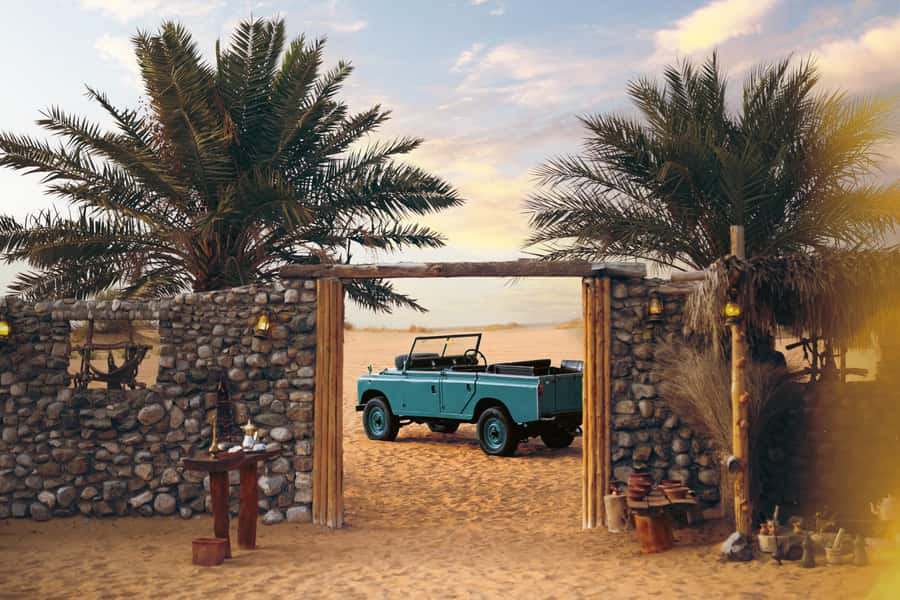 Dubai: Heritage Safari in Vintage Land Rover with Dinner - Bedouin Camp at a Private Royal Retreat: Food and Culture, Not Just a Show