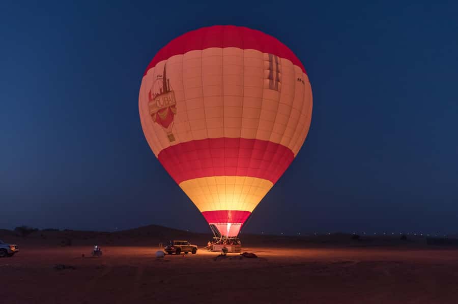 Dubai: Hot Air Balloon Ride & Falcon Show Over the Desert - The Wildlife and Conservation Reserve Factor