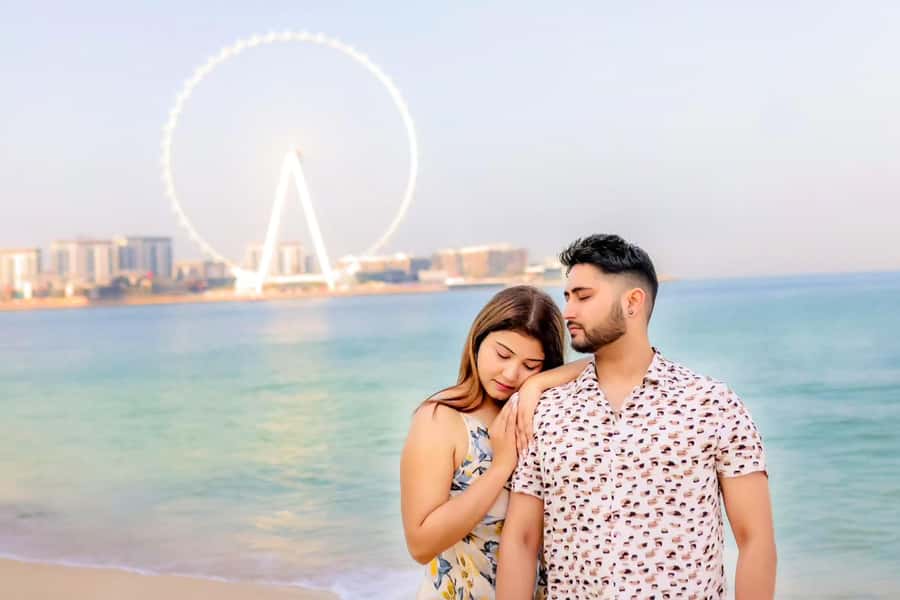 Dubai: JBR Beach Pre Wedding Photoshoot - What happens during the shoot: expert posing, personalized direction, and VIP touches