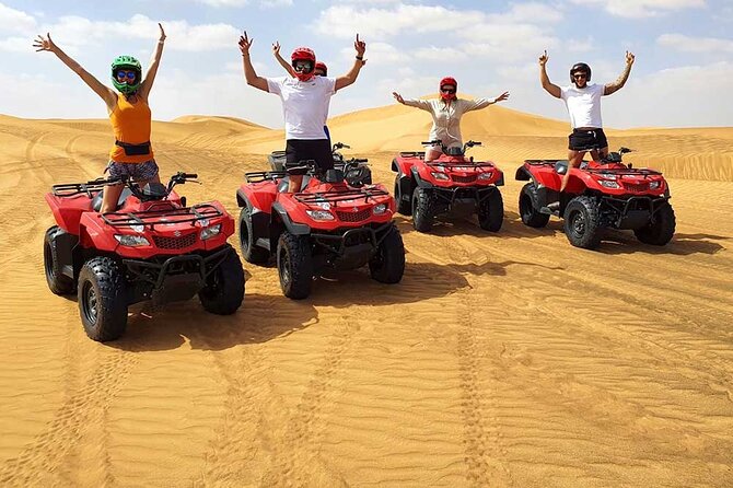 Dubai: Jeep Desert Safari, Camel Ride, and Quad Bike Tour - Getting picked up in Dubai without wasting your day