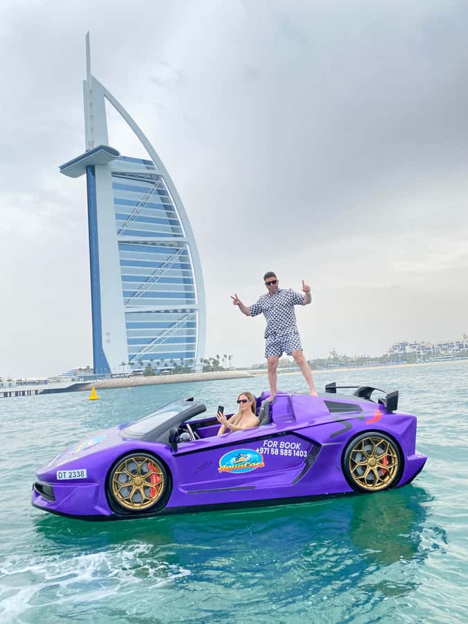 Dubai: Jet car at Burj Al Arab with photos and videos - Meeting at BlueSea Jet Ski Rental Dubai and getting ready