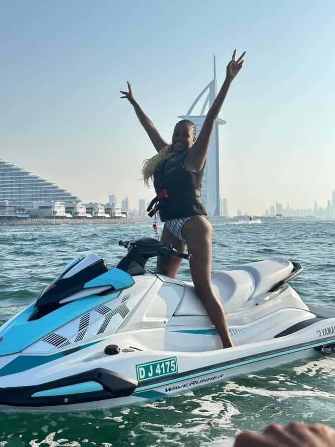 Dubai Jet Ski & Chill? More Like Jet Ski & Thrill! + Coffee - Free photos and videos, plus Wi-Fi and lockers that save the day