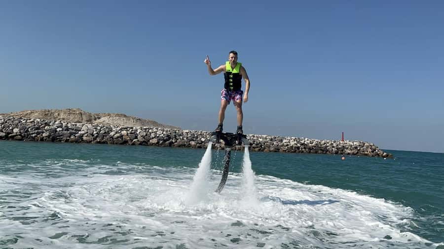 Dubai: Jet ski & Flyboard in Dubai Free Ice Cream - Getting Oriented at Yoush Water Sports Jetski Dubai Near Burj Al Arab