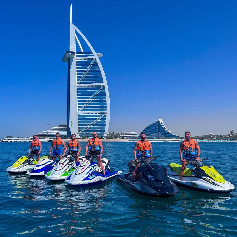 Dubai: Jet Ski to Burj Al Arab included Photos and Videos - Riding the Arabian Gulf: speed, skyline views, and real sea time