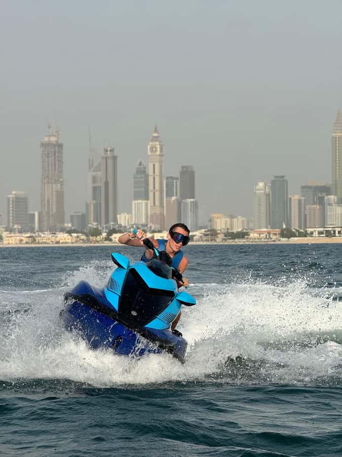 Dubai: Jet Ski Tour of Burj Al Arab with Photos & Videos - The Jet Ski Route by Time Option, From Burj Al Arab to Dubai Ain