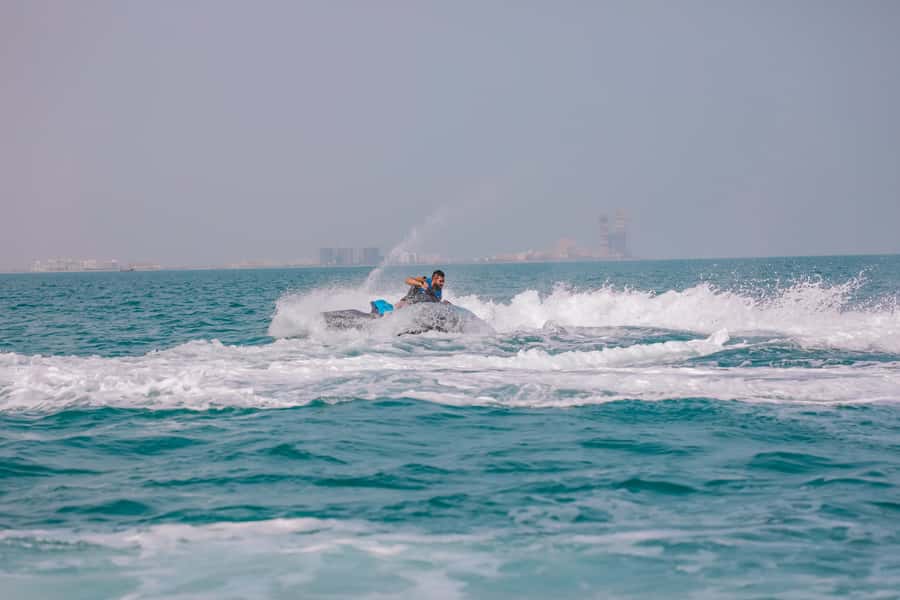 Dubai: Jetski Ride up to 2 People with Photos & Refreshments - Price and value: $73 for a two-person ride