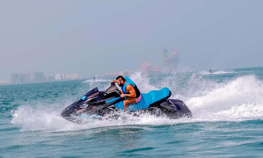 Dubai: Jetski Ride up to 2 People with Photos & Refreshments - Safety briefing first, then real riding