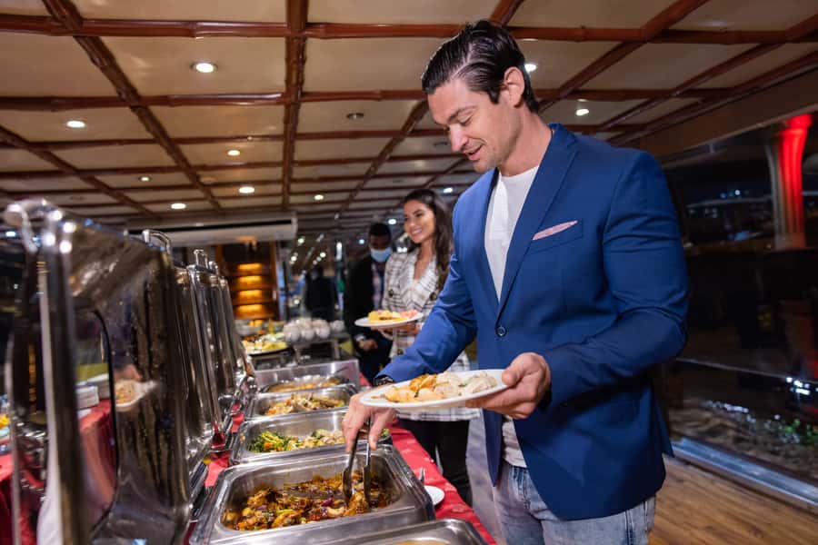 Dubai: Luxury Canal Dinner Cruise with Optional Transfers - Drinks on the water: unlimited house beverages, or pay-as-you-go