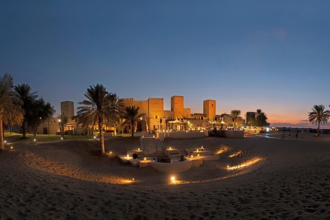 Dubai: Luxury Desert Fortress Dinner, Camel Ride & Live Shows - Arabian Souq time and henna that you can actually use later