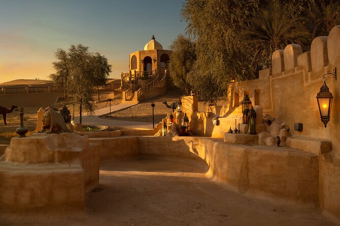 Dubai: Luxury Desert Fortress Dinner, Camel Ride & Live Shows - The 5-star banquet: buffet-style, live BBQ, and what is actually included
