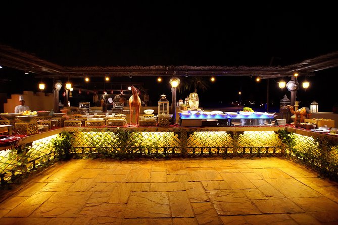 Dubai: Luxury Desert Fortress Dinner, Camel Ride & Live Shows - Drinks and alcohol options: what is included and what is an upgrade
