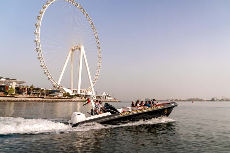 Dubai Marina: 1-Hour Luxury Sightseeing Speedboat Tour - Dubai Canal and the Dubai Marina stretch: the views from street level never match