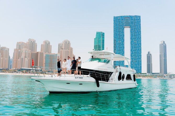 Dubai Marina 1hr Yacht tour with Drinks - Xclusive Yachts meeting point: what to expect before you board