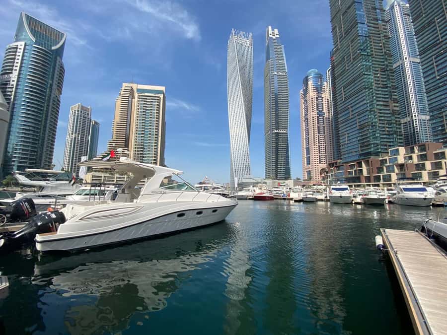 Dubai Marina: 2-Hour Mini Yacht Ride - Stop-by-stop: Dubai Marina, JBR, Atlantis, and the Burj Al Arab area