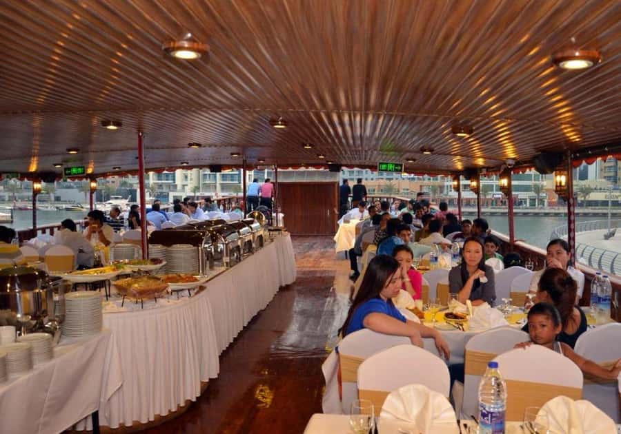 Dubai Marina Dinner Cruise with Live Entertainment(Al Wasl) - Dubai Marina by Dhow: The Real Experience in Two Hours