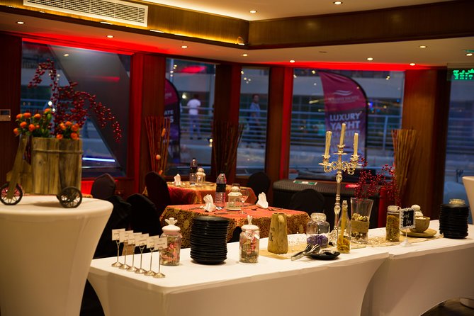 Dubai Marina Dinner Cruise with Live Music & Open Bar - Dubai Marina, Jumeirah Beach Residence, and the Bluewaters turnaround