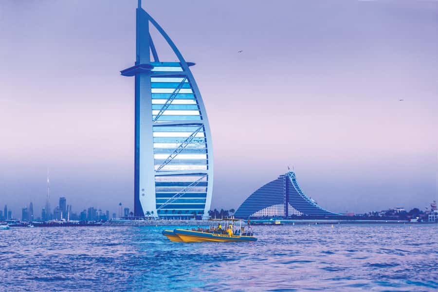 Dubai Marina: Guided Sightseeing Tour by Speedboat - Ain Dubai and Bluewater Island, Modern Coastline Details