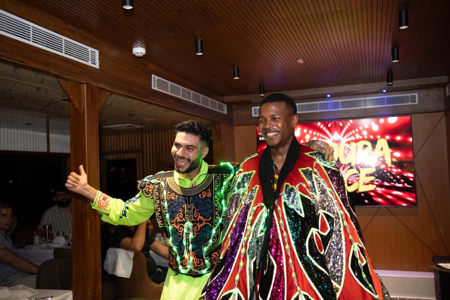 Dubai Marina: Luxury Dinner Cruise, Live Show, Open Bar & DJ - Where to sit: indoor comfort vs open-air views