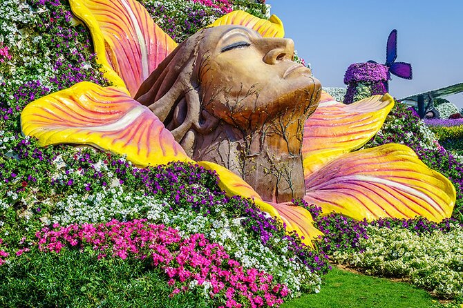 Dubai: Miracle Garden Ticket With Transfer - Pickup, ride time, and how the chauffeur service helps