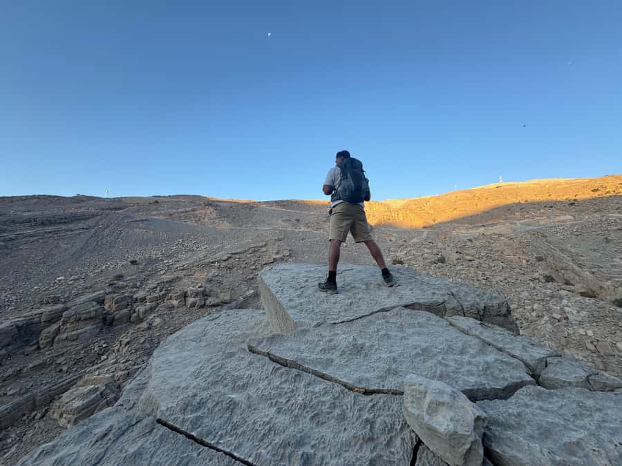 Dubai: Moderate hiking trip to Jebel Jais Hidden Oasis trail - The uphill portion on Jebel Jais: views, rest stops, and real effort