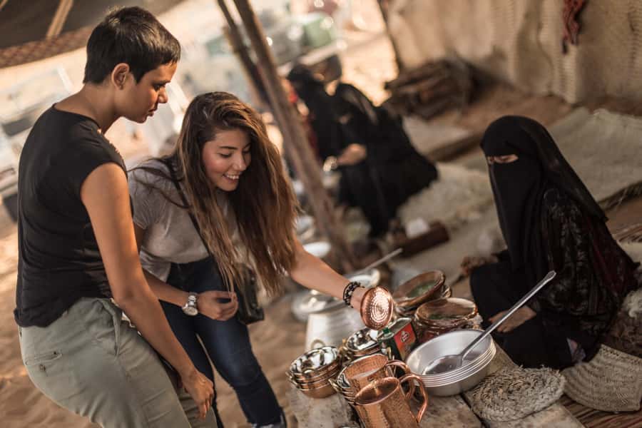 Dubai: Morning Bedouin Culture Safari, Traditional breakfast - Camp time starts with a Saluki and a 25-minute falconry performance