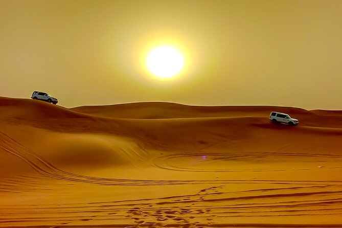 Dubai Morning Private 4x4 Only Dune Drive Desert SafariCamel Ride - The 4x4 Toyota Land Cruiser Dune Bash, What It Feels Like