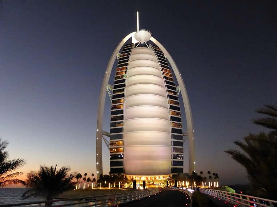Dubai: Nighttime Guided City Tour by Van & Blue Water Island - Blue Water Island, Included in the Night Route