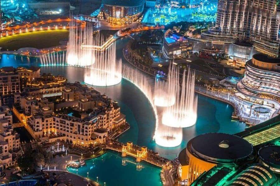 Dubai: Nighttime Guided City Tour by Van & Blue Water Island - Burj Khalifa After Dark, Plus the Fountain Timing Reality