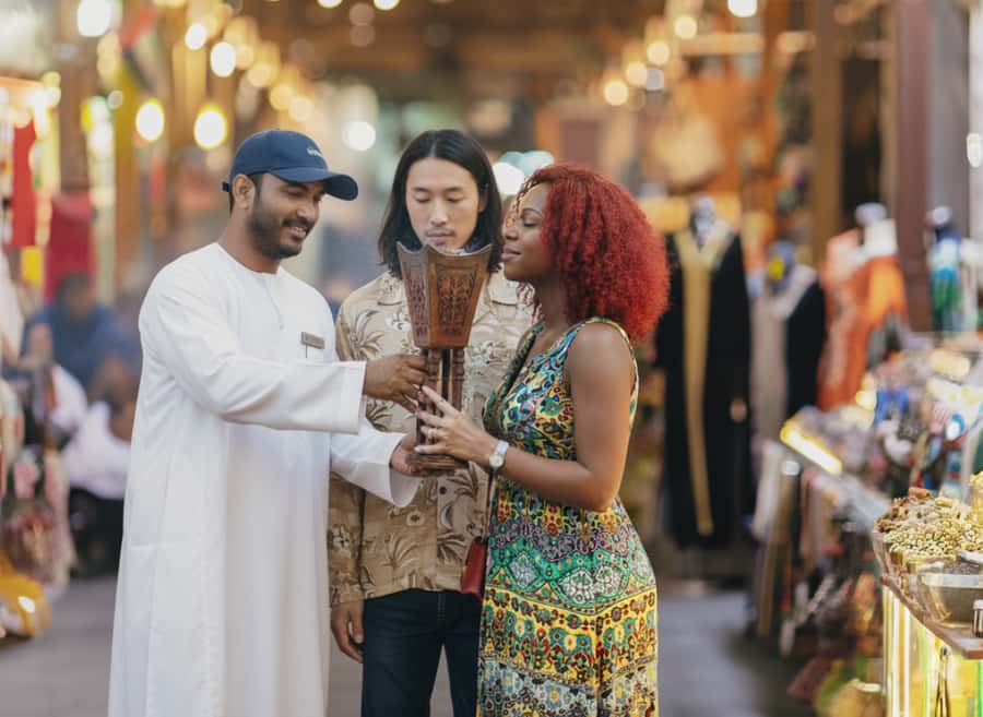 Dubai: Old Town, Street Food, Creek, Souks, & Emirati House - First steps at Al Khayma, then straight into Old Dubai