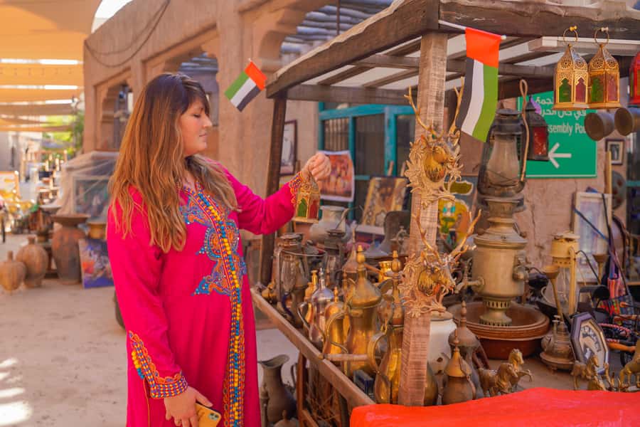 Dubai: Old Town, Street Food, Creek, Souks, & Emirati House - Al Seef promenade, mosque photo stop, and the Wall of Old Dubai