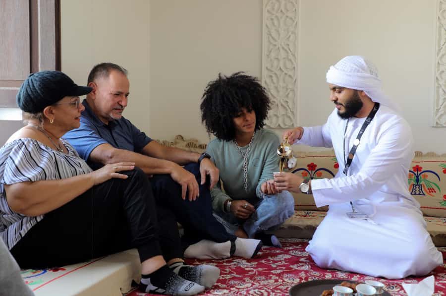 Dubai: Old Town, Street Food, Creek, Souks, & Emirati House - Abra dock and the Creek crossing that connects it all