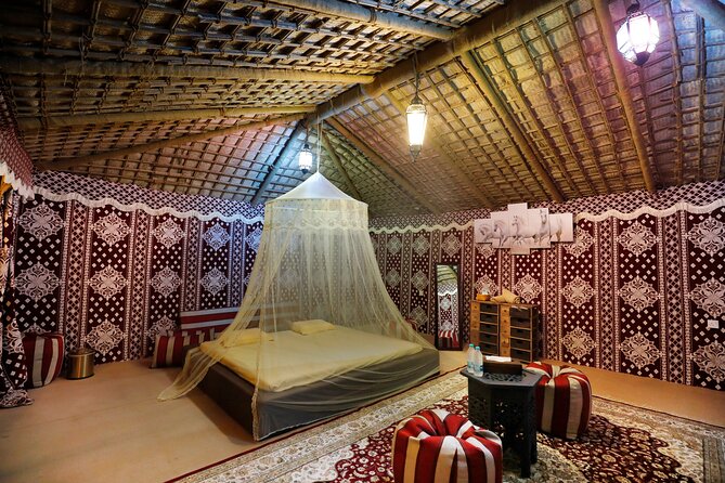 Dubai Overnight Desert Safari, BBQ & Stargazing at Al Khayma Camp - The camp night: henna, shisha, falcon photos, and dance shows