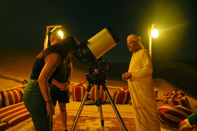 Dubai Overnight Desert Safari, BBQ & Stargazing at Al Khayma Camp - Sunrise camel trekking and Arabian breakfast on the way out