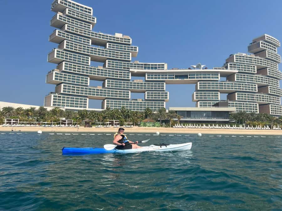 Dubai: Palm Jumeirah Guided Kayaking Tour - Atlantis, Burj Al Arab, and Burj Khalifa From the Water