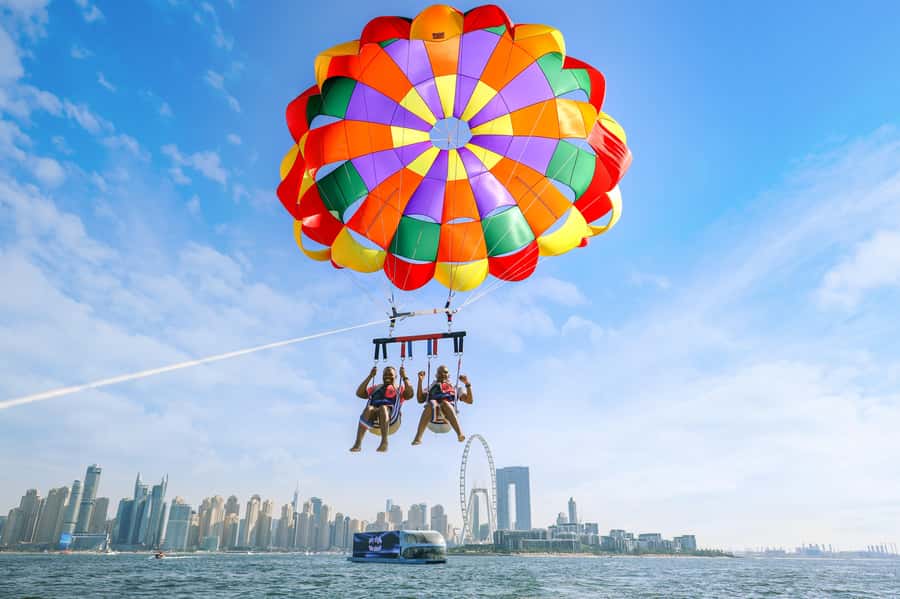 Dubai: Palm View and JBR View Parasailing Experience - Getting There and Where You Meet: Dubai Harbour Dock Details