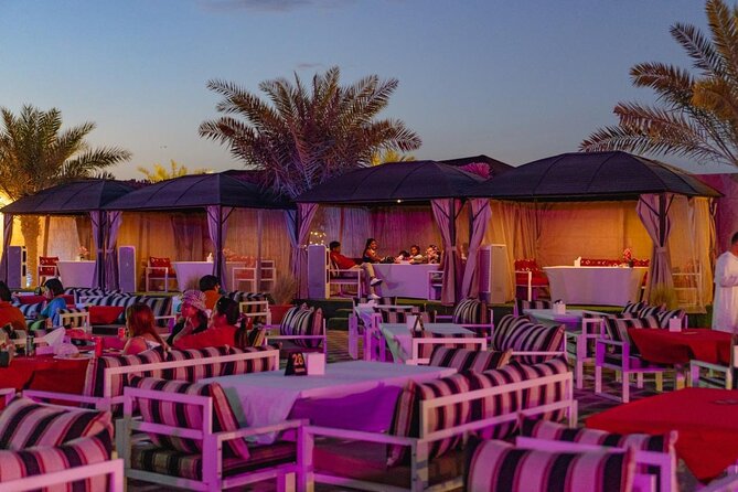 Dubai Premium Desert Safari – Live Buffet Dinner & Luxury Camp - Dune Bashing and Sandboarding: The Main Event in Real Desert Conditions