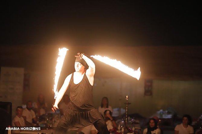 Dubai Premium Desert Safari with Live shows & Gourmet Dinner - Sand Boarding and Camel Riding: Fun, But Manage Expectations