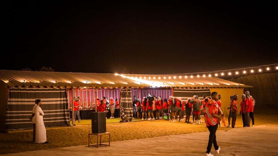 Dubai: Premium Red Dune Safari with Sandboarding & BBQ - BBQ Buffet in the Bedouin Campsite: What You Actually Eat