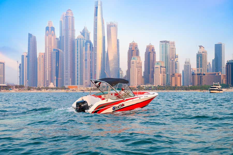 Dubai: Private Boat Tour - JBR/Burj Al Arab/Atlantis options - Dubai Marina, Ain Dubai, and Bluewaters: where the photos get easy