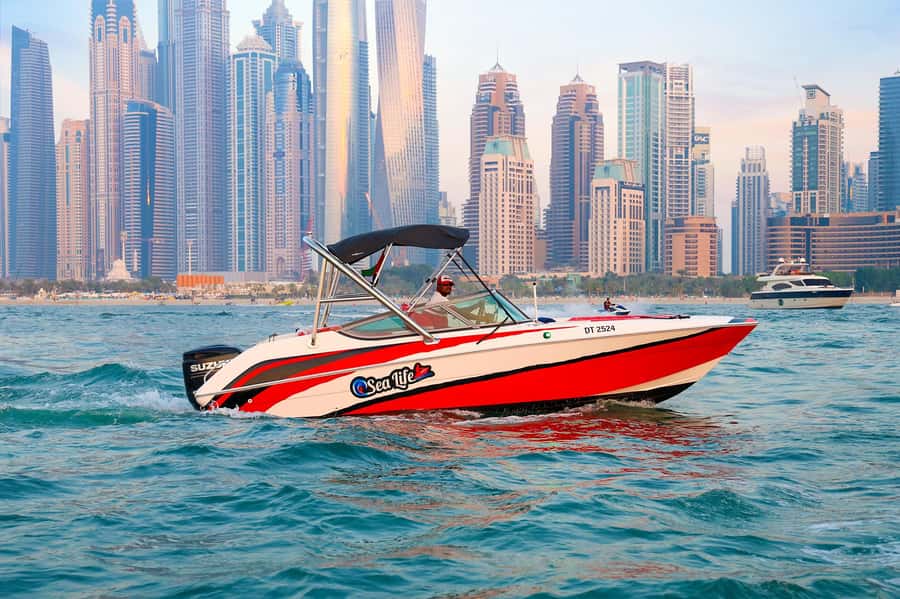 Dubai: Private Boat Tour - JBR/Burj Al Arab/Atlantis options - Picking your time: 1 hour, 2 hours, or 3 hours (and the swim choice)