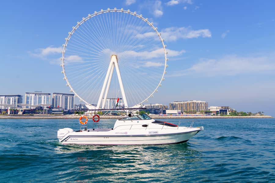 Dubai: Private Coastline Landmarks Mini-Yacht Tour - Private mini-yacht views that make Dubai feel like a movie