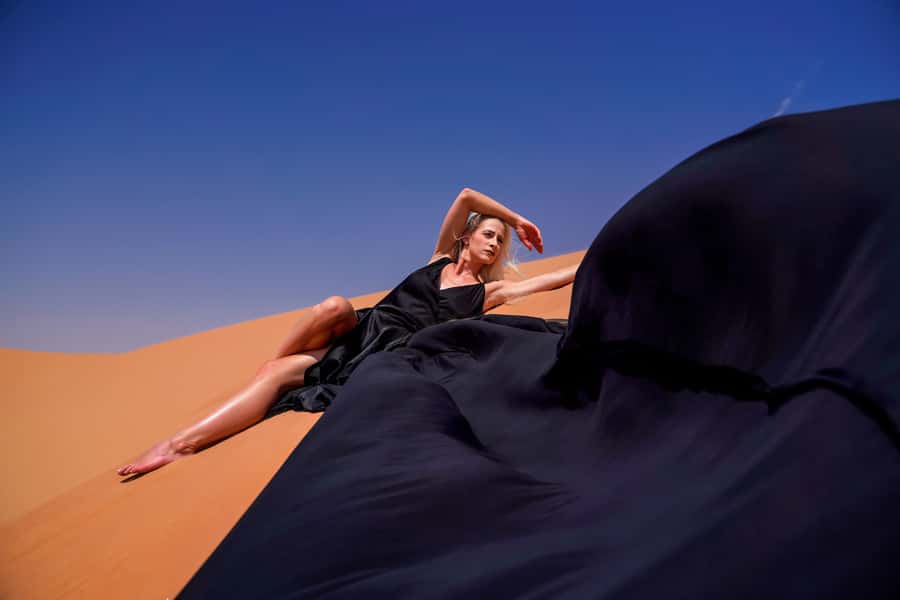 Dubai: Private Flying Dress Photography and Dune Drive Trip - Choosing Your Flying Dress and Your Shoot Look