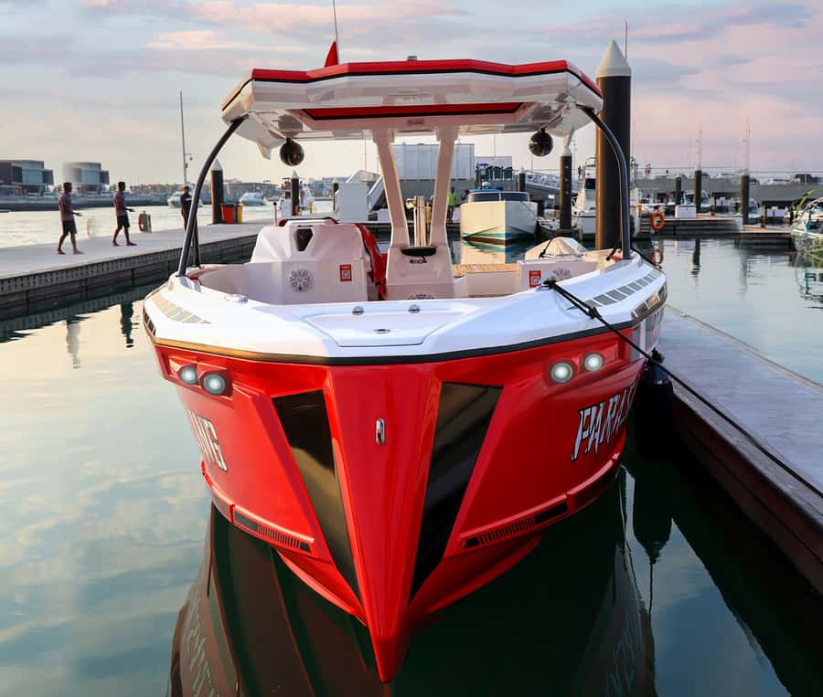 Dubai: Private Luxury Boat with Sightseeing Tour - The Ferrari-Model Luxury Boat, Life Jackets, and Real Safety