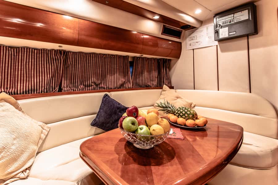 Dubai: Private Luxury Everest Yacht Cruise from Dubai Marina - What is included on board, and what you bring yourself