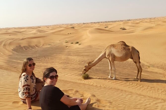 Dubai Private Morning Desert Safari: Camel Ride & Sandboarding - The sunrise photo stop at the dune peak