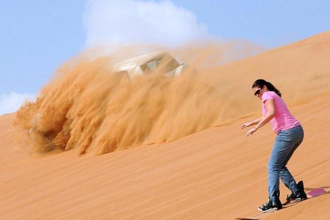 Dubai Private Morning Desert Safari: Camel Ride & Sandboarding - Price and value: $159 per group, up to 6 people